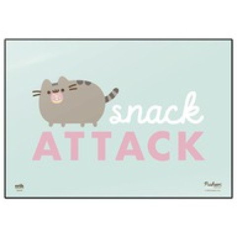 Mousepad pentru birou, antiderapant, impermeabil, 50*35cm, Pusheen Foodie