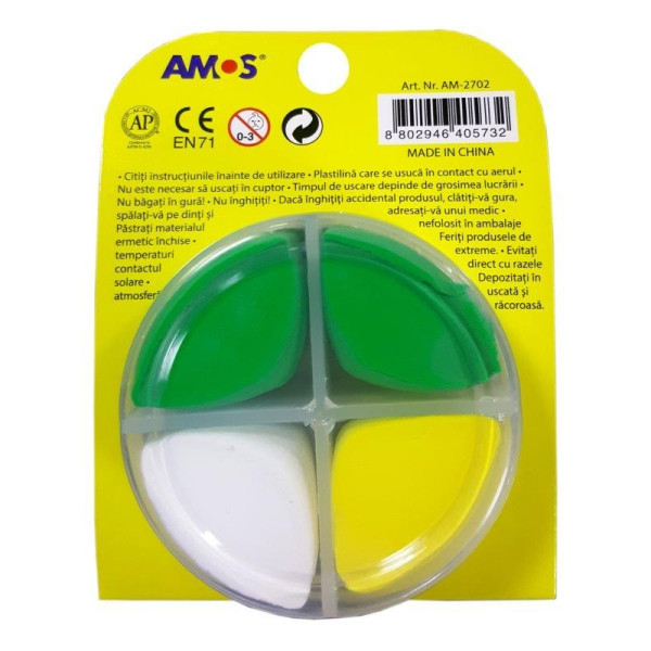 Plastilină Amos Crocodil 30G