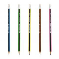 Creioane Strigo HB cu guma de sters Creioane Strigo HB cu guma de sters