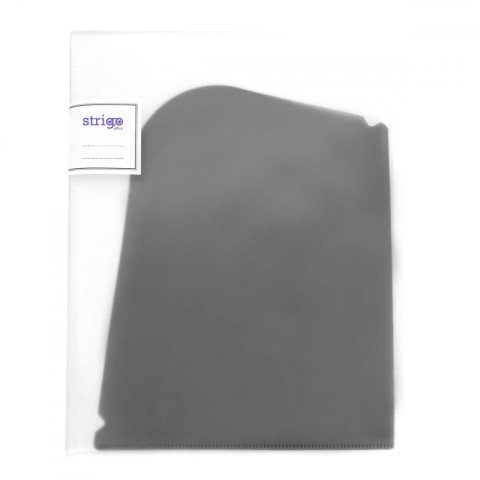 Organizator STRIGO pentru documente A4/A3, cu 6 compartimente, gri 