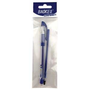 Pix BAOKE Gel ERASABLE 0.5mm + 1 Rezervă BAOKE ALBASTRU