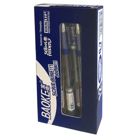 Pix BAOKE Gel ERASABLE 0.7mm albastr închis