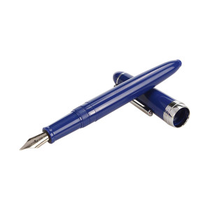 Stilou școlar premium albastru peniță iridium