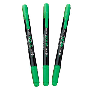 Textmarker BAOKE TWIN verde