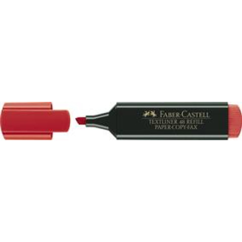 Textmarker roșu 1548 Faber-Castell