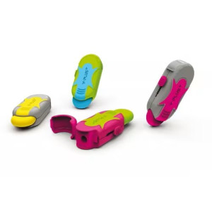Ascutitoare plastic cu container si radiera Guitar - Y-plus
