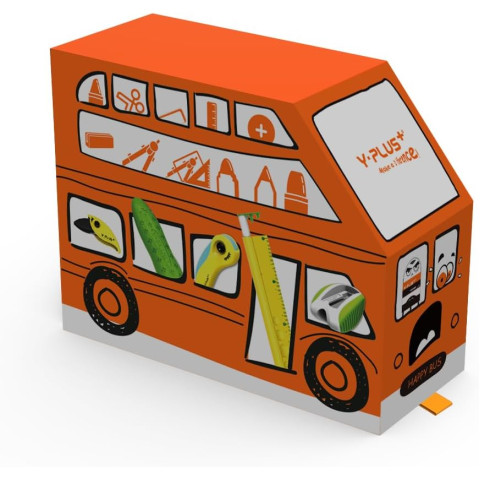 Organizator birou Happy Bus - 27 articole incluse - Y-Plus