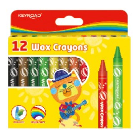 Creioane Cerate 12 Culori KEYROAD,11mm, KR971305
