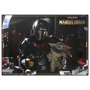 Mousepad pentru birou, antiderapant, impermeabil, 50*35cm, Mandalorian