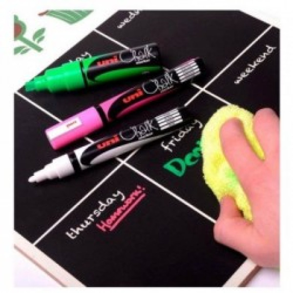 Marker Uni-Ball Chalk PWE-8K Roz Fluorescent M416