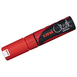 Marker Uni-Ball Chalk PWE-8K Roșu Fluorescent M415