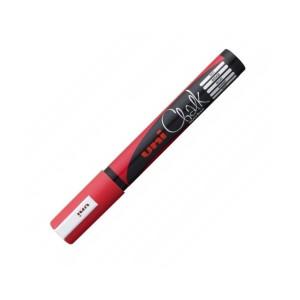 Marker Uni-Ball Chalk PWE-5M Roșu Fluorescent M406