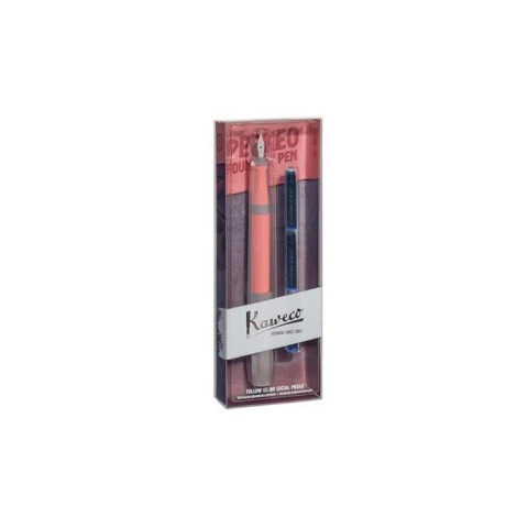 Pachet Stilou Kaweco Perkeo Cotton Candy M, 3 rezerve