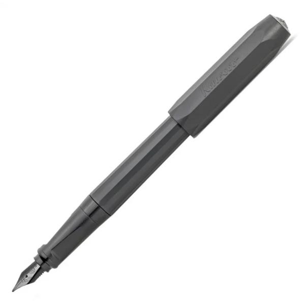 Stilou Kaweco PERKEO All Black, penita M, pachet cu 3 rezerve