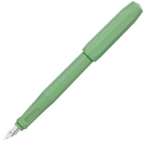Stilou Kaweko Perkeo, jungle green, penita M, pachet cu 3 rezerve