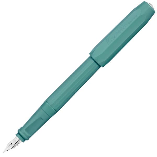 Stilou Kaweko Perkeo, breezy teal, penita M, pachet 3 rezerve 