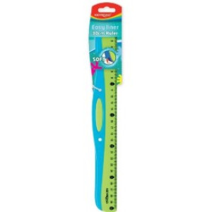 Riglă plastic 30cm KEYROAD Soft Grip KR971236 bicoloră 