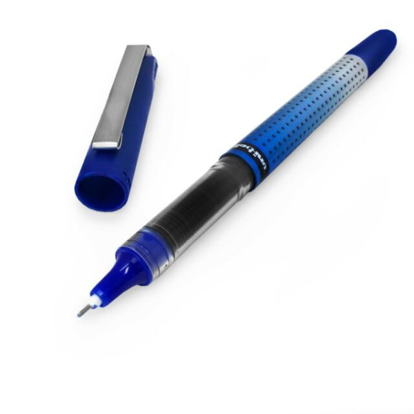 Uni Eye Needle UB-185S 0.5mm Fine Point Rollerball Pen - Blue