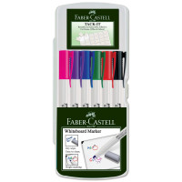 Set 6 culori pastel Marker Whiteboard Slim 1560
