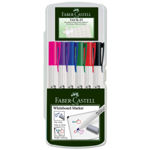 Set 6 culori pastel Marker Whiteboard Slim 1560