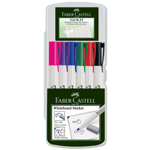 Set 6 culori pastel Marker Whiteboard Slim 1560