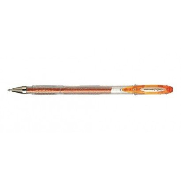 Pix Cu Gel Cu Sclipici Uni-Ball UM-120SP Sparkling, Orange