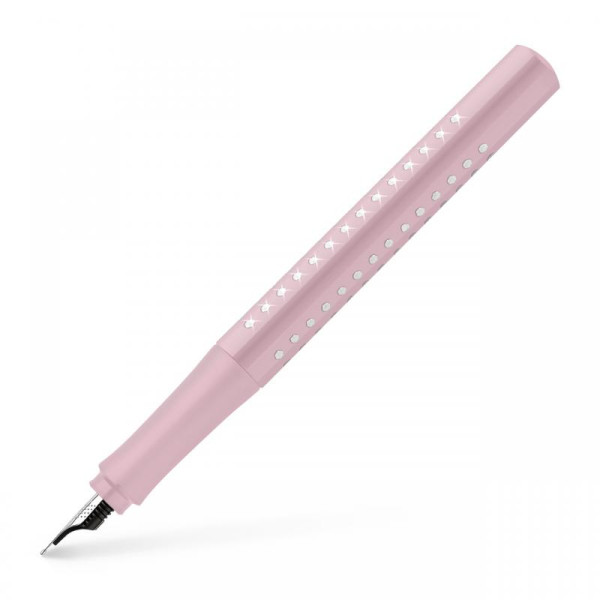 Stilou sparkle rose metalic F FABER-CASTELL 