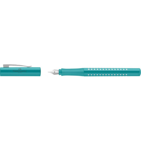 Stilou sparkle turcoaz ocean metalic M FABER-CASTELL 