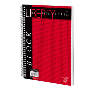 Caiet Spiră A4 80 File Matematică Liberty