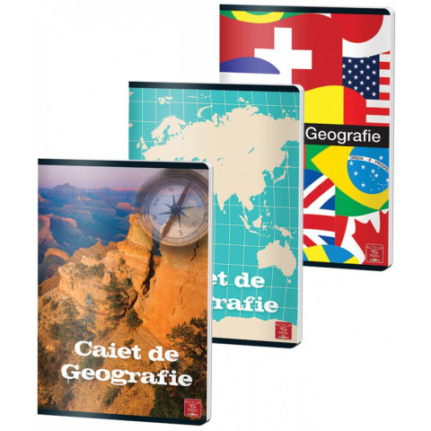 Caiet Geografie 24 file A4 70gr