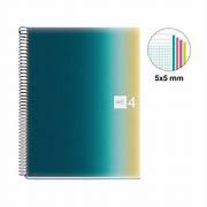 Caiet 4- A4 120 file 70 grame Pătrățele Aurora Iceland