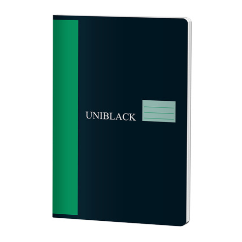 Caiet UNIBLACK A4 60file matematică 230gr copertă 70gr interior cop verde