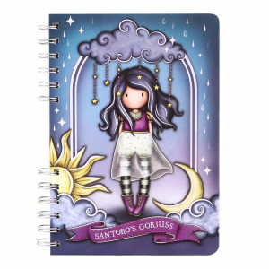 Agenda cu spira Gorjuss Little Storm Cloud 192 pag dictando 16 x 21 x 2cm