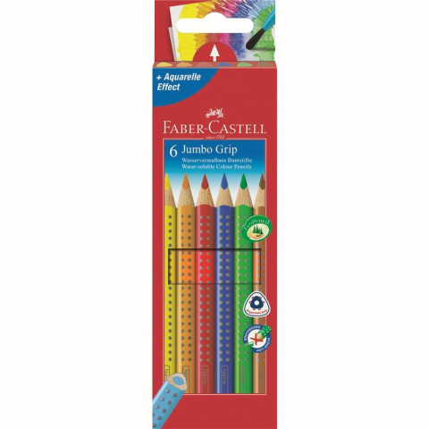 Set 6 culori Creioane Colorate Jumbo Grip