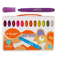 Creioane cu gel Meteor -set 24 culori
