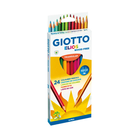 Set creioane colorate Giotto Elios 24