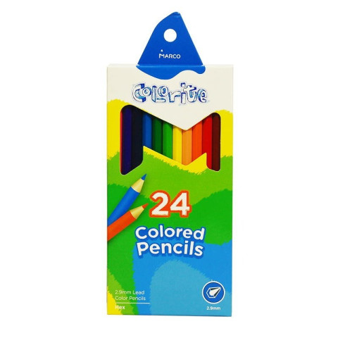 Creioane 24 culori Marco 1100