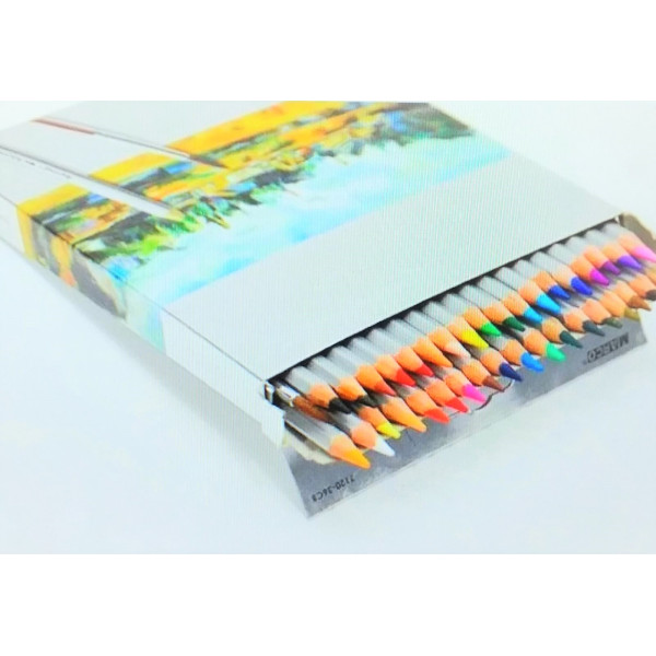 Creioane 36 culori acuarele cu pensulă Marco 7120