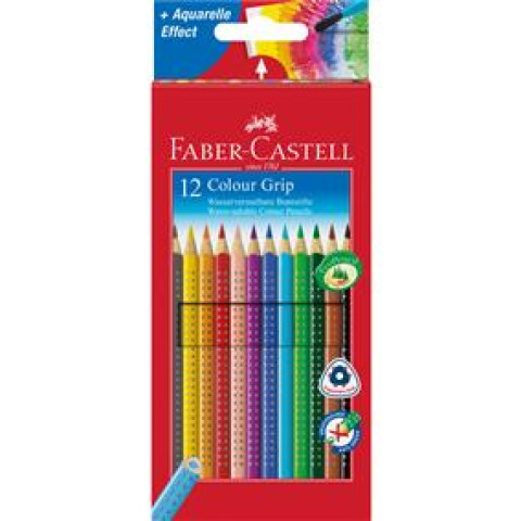 Creioane colorate 12 culori Grip 2001 Faber-Castell