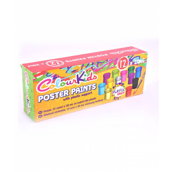 Set Guase 12/set 20ml. Colour Kids cutie plastic