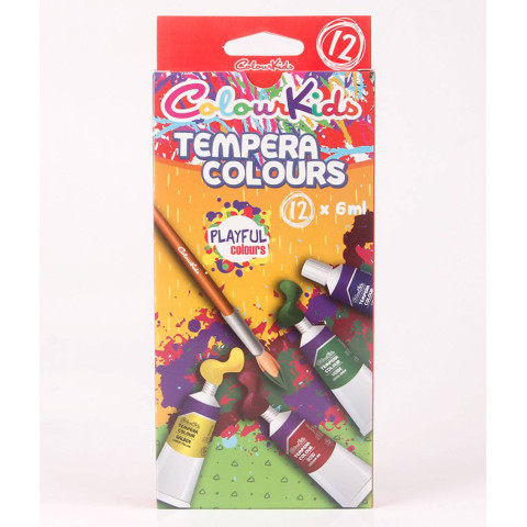 Set Tempera 12/set 06ml. Colour Kids