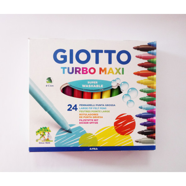 Set 24 carioci Giotto Turbo Maxi