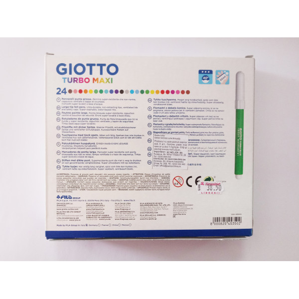 Set 24 carioci Giotto Turbo Maxi