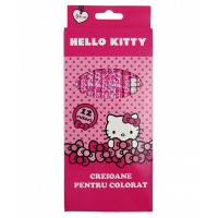 Creioane Color HELLO KITTY 12 buc