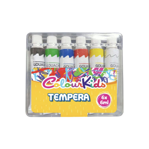 Tempera Colour KIDS 6culori 06ml tub metal