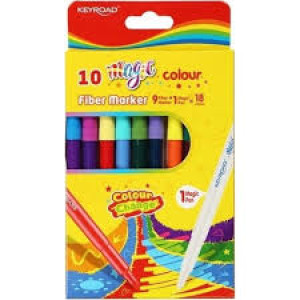 Set 10 carioci Magic Color, Keyroad, Multicolor