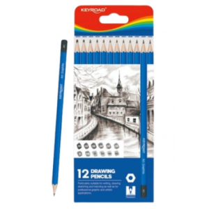 Set 12 creioane grafit Keyroad