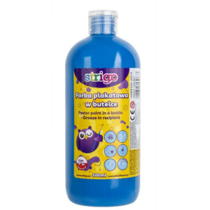 Guașe Strigo în recipient 500 ml, albastru deschis
