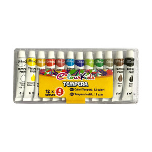 Tempera Colour KIDS 12 culori 6ml in cutie