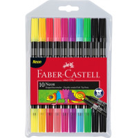 Carioca 10 Culori 2 Capete Culori Neon Faber-Castell